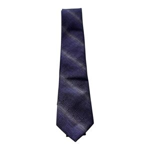 NWT Van Heusen Men’s Purple Black Tie Polyester Dress Business Formal